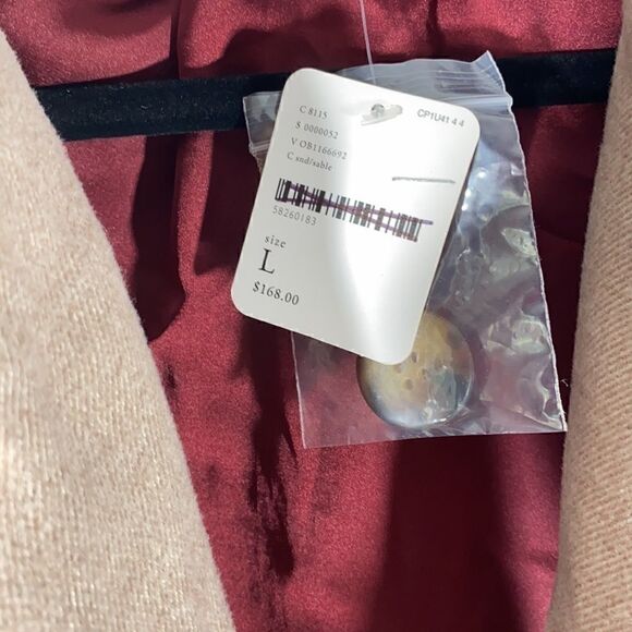 FREE PEOPLE HANNAH SLOUCHY BLAZER IN SAND NWT - Picture 5 of 10